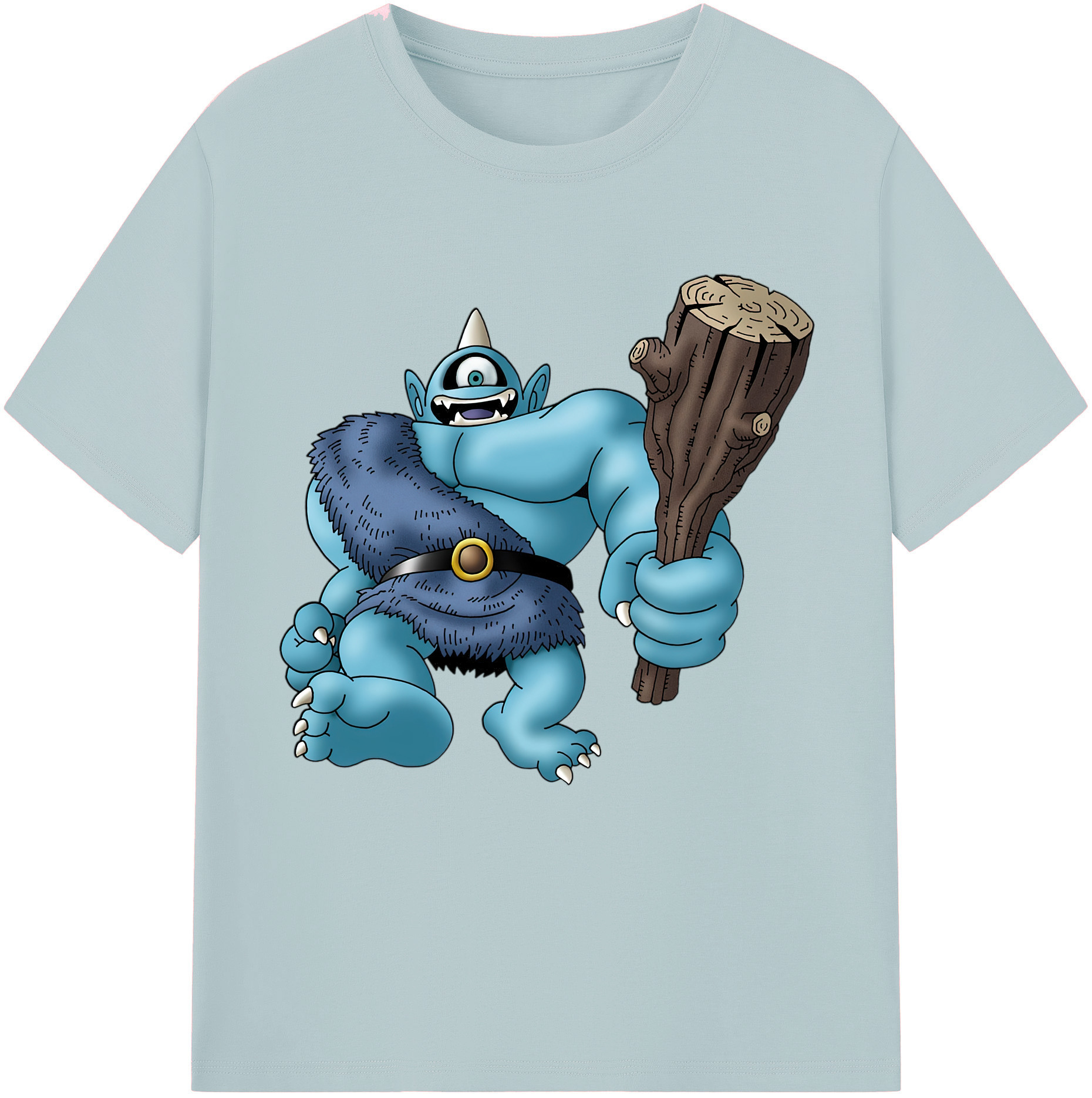（画像用） ドラゴンクエスト Doragon Kuesuto Dragon Quest 綿100％半袖Tシャツ（フロントプリント）
